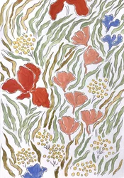 Un jardín floral lleno de colorido