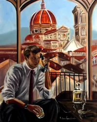 Una llamada de Florencia, 2025 (óleo sobre lienzo)
