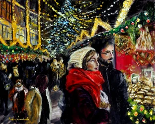 Fiestas de diciembre, 2021 (óleo sobre lienzo)