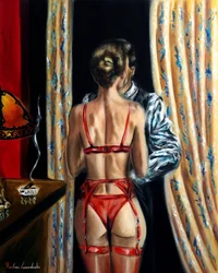 Ecos de la noche, 2025 (óleo sobre lienzo)
