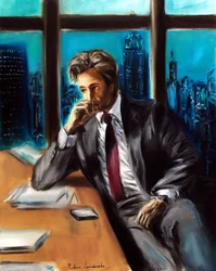 Late Night III, 2024 (óleo sobre lienzo)