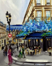 Le Musset París, 2022 (óleo sobre lienzo)