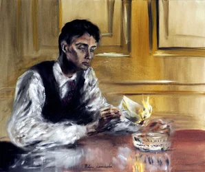 Cartas de amor, 2022 (óleo sobre lienzo)