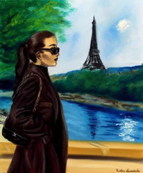 Tarde parisina, 2024 (óleo sobre lienzo)