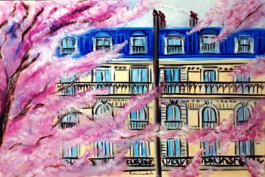 Primavera en París, 2025 (óleo sobre lienzo)