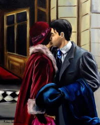 Timeless Romance, 2024 (óleo sobre lienzo)