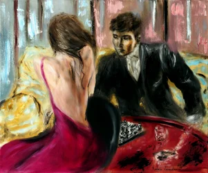 Your Next Move, 2022 (óleo sobre lienzo)
