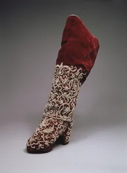 Bota de dama, segunda mitad del siglo XVII