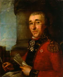 Retrato del General Conde Alexey Arakcheyev, finales del siglo XVIII