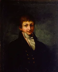 Retrato del poeta Konstantin N Batyushkov, 1800s