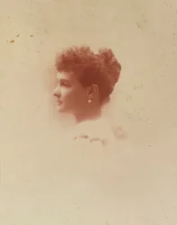 Marie Pavlovna de Russie - Gran Duquesa Maria Pavlovna de Rusia (1854-1920), Anónimo . Fotografía en gelatina de plata