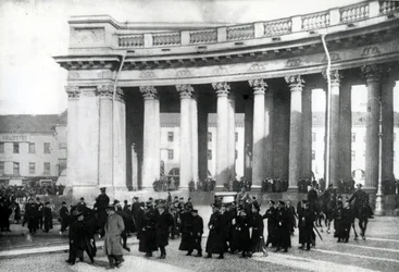 Manifestación estudiantil, San Petersburgo, 1905