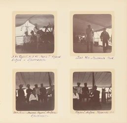 La Familia Imperial Rusa, página de un álbum de fotografías, c.1897-99 (foto en b/n)