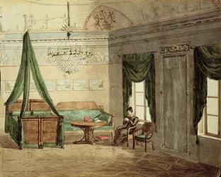 Dormitorio neoclásico, 1819