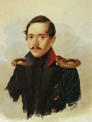 Retrato de Mikhail Lermontov, c.1838