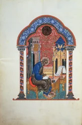 Página de título de los cuatro Evangelios de Isaac Birev, 1531