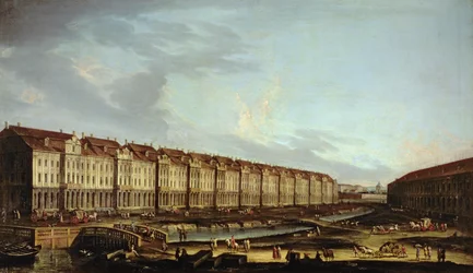 Vista de los Doce Colegios en San Petersburgo