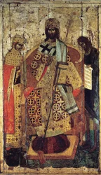 El Rey de Reyes a la derecha, siglo XIV