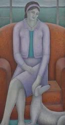 Amante indulgente (Mujer y perro)