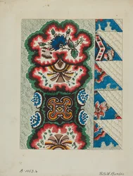 Cubrecama acolchado, c. 1936