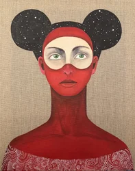 La mujer enmascarada cósmica