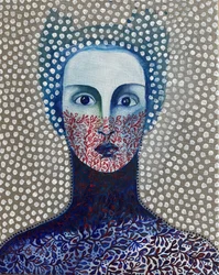 Retrato botánico contemplativo