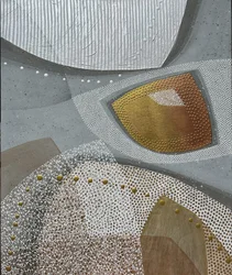 Metálico, dorado, plateado, abstracto