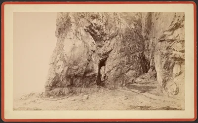 Split Rock desde el norte, Monte Desierto.