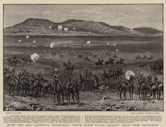 Con el 62º de la Caballería Imperial, su Primera Lucha, a Veinte Millas de Kroonstad