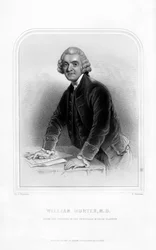 Dr. William Hunter, anatomista y obstetra escocés, 1870