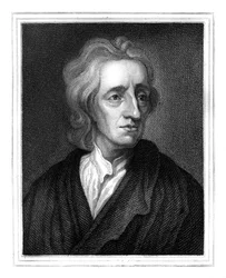 John Locke, filósofo inglés, 1825