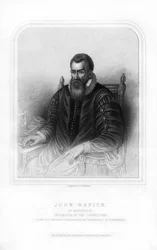 John Napier, matemático, físico, astrónomo y astrólogo escocés, 1870