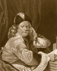 Thomas Killigrew, grabado por J.J Van den Bergh