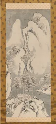 Paisaje nevado, 1744