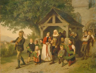 La boda de oro, 1857
