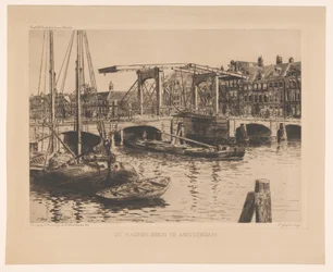 El puente flaco en Ámsterdam (título original del objeto)