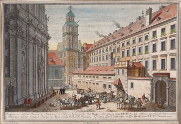 La Iglesia Dominicana con observatorio en Postgasse