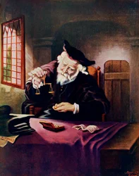 El pesador de oro, 1908-1909