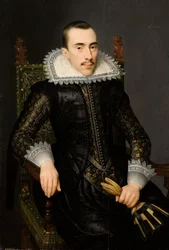 Retrato de hombre, posiblemente Walterus Fourmenois (1596-1653)