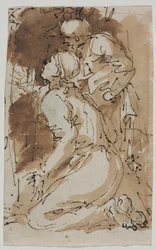 Estudios de figuras (anverso)