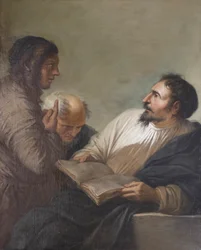 Academia de Platón, c.1650 (óleo sobre lienzo)
