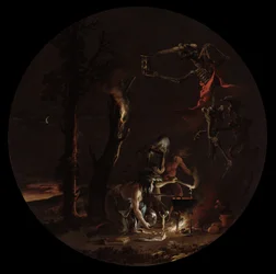 Escenas de brujería: Atardecer, c. 1645-49 (óleo sobre lienzo)