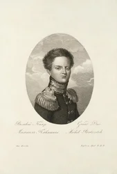 Gran Duque Miguel Pavlovich de Rusia 1798-1849, 1814