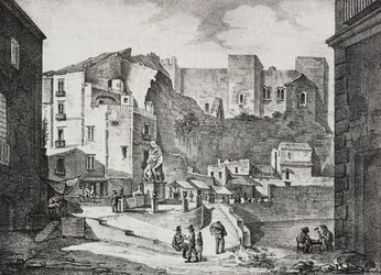 Vista de la Piazza della Fontana dell