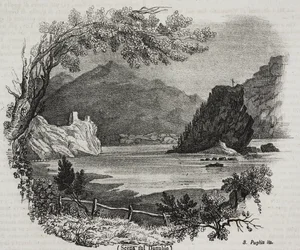Vista sobre el Danubio, litografía de Salvatore Puglia del Poliorama Pittoresco, n 31, 11 de marzo