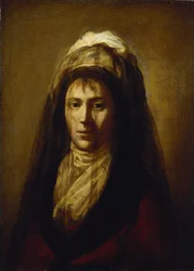 Retrato de la condesa Yekaterina Petrovna Rostopchina 1776-1859 con un velo
