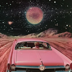 Coche rosa «Cosmic Drive»