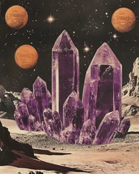 El planeta de cristal púrpura