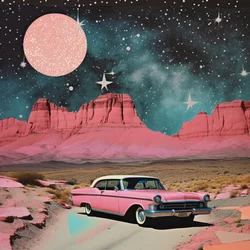 Coche retro «Cosmic Desert»
