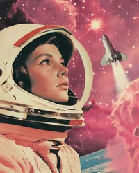 Sueño espacial retro